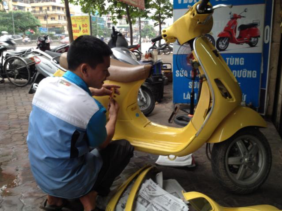 Phi vespa chuyên sửa xe Vespa uy tín ở Sài Gòn